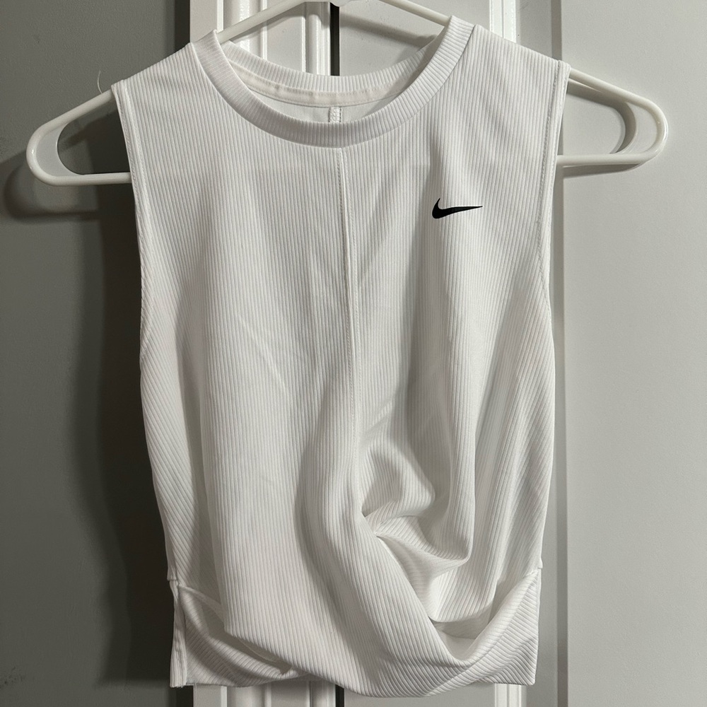 Nike Women's White Muscle Tee